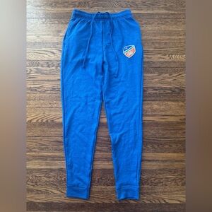 FC CINCINNATI (sleepwear) Blue Joggers with Logo Patch size medium